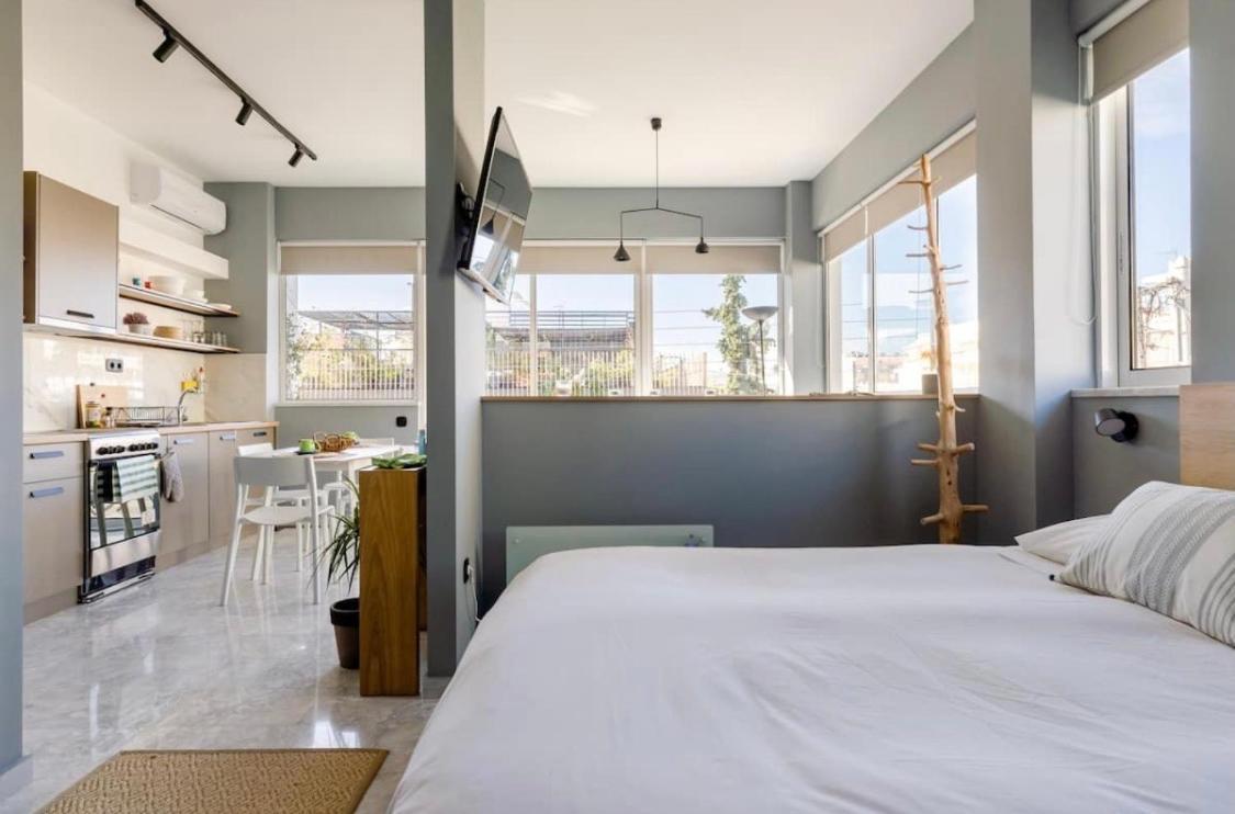 Loft With Private Parking Apartment เอเธนส์ ภายนอก รูปภาพ